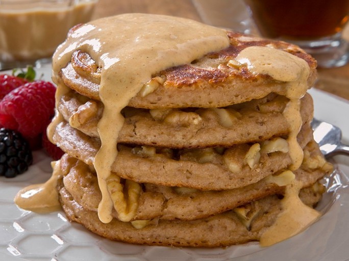 Walnut Whole Wheat Pancakes