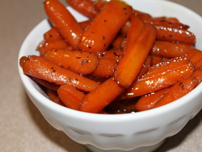 Carrots with Cinnamon Glaze