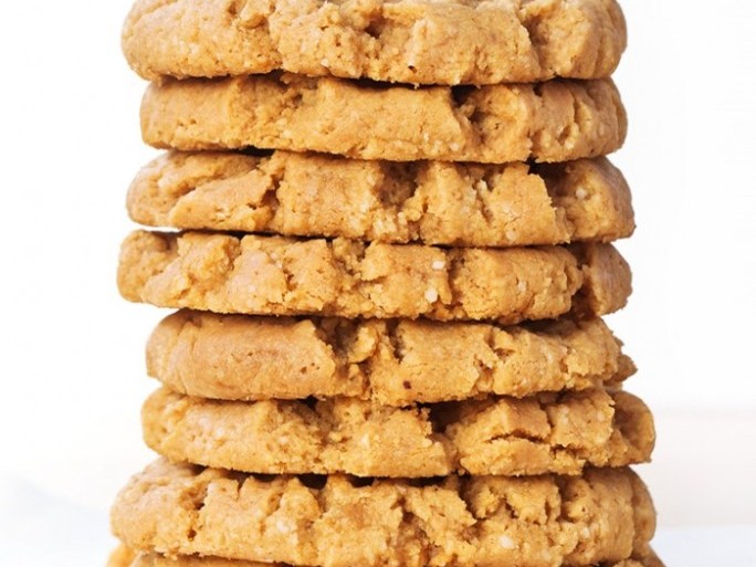 Lighter Peanut Butter Cookies (Vegan)