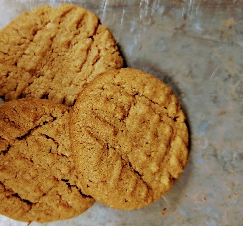 Low-Sugar Flourless Peanut Butter Cookies